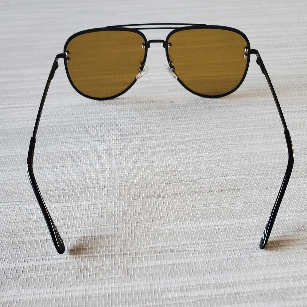 Oversized Unisex Aviator Style Polarized Rimless Sunglasses NEW